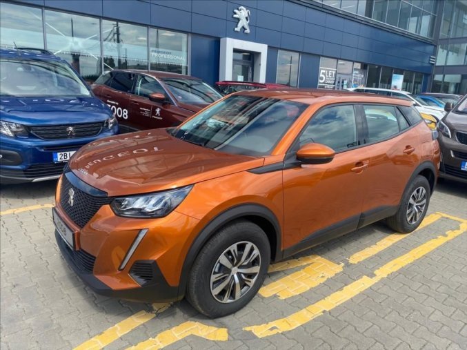 Peugeot 2008, 1.2 100k Active S&S MAN6, barva oranžová
