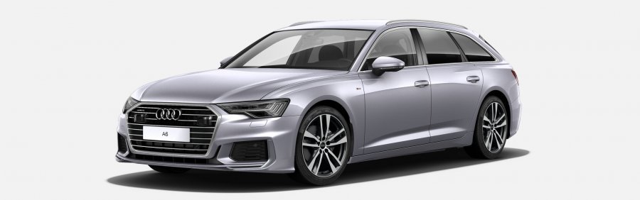Audi A6, A6 Avant Sport 40 TDI quattro, barva stříbrná