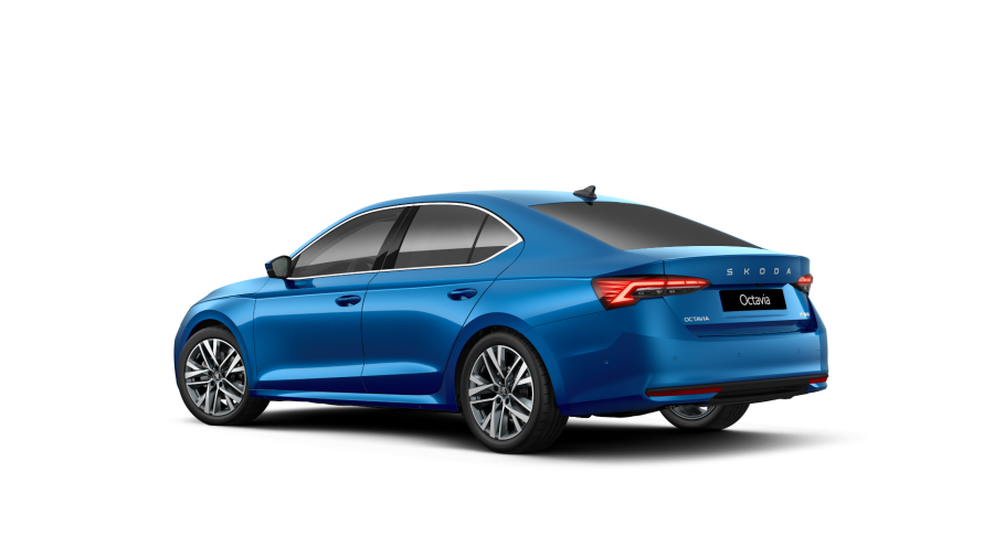 Škoda Octavia, 1,5 TSI Hybrid 110 kW 7° automatická DSG, barva modrá