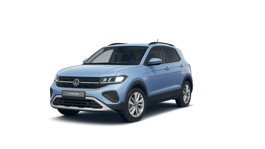 Volkswagen T-Cross, T-Cross People 1.0 TSI 85 kW 6G, barva modrá