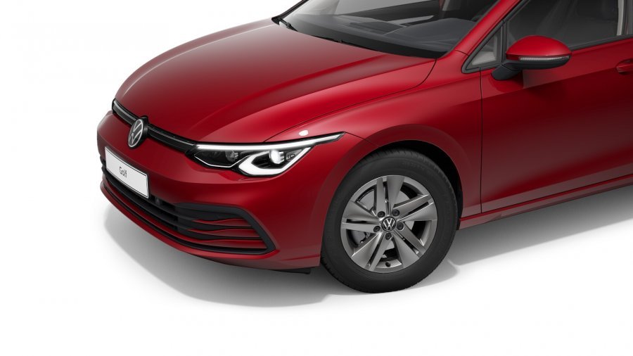 Volkswagen Golf, Golf Life 1,5 eTSI 7DSG mHEV, barva červená