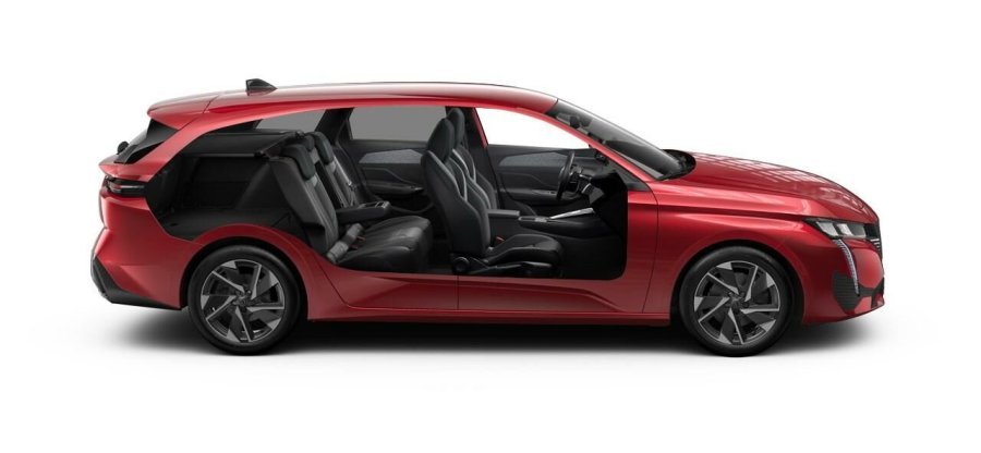 Peugeot 308, Peugeot 308 SW ALLURE Hybrid 145 e-DCS6, barva červená