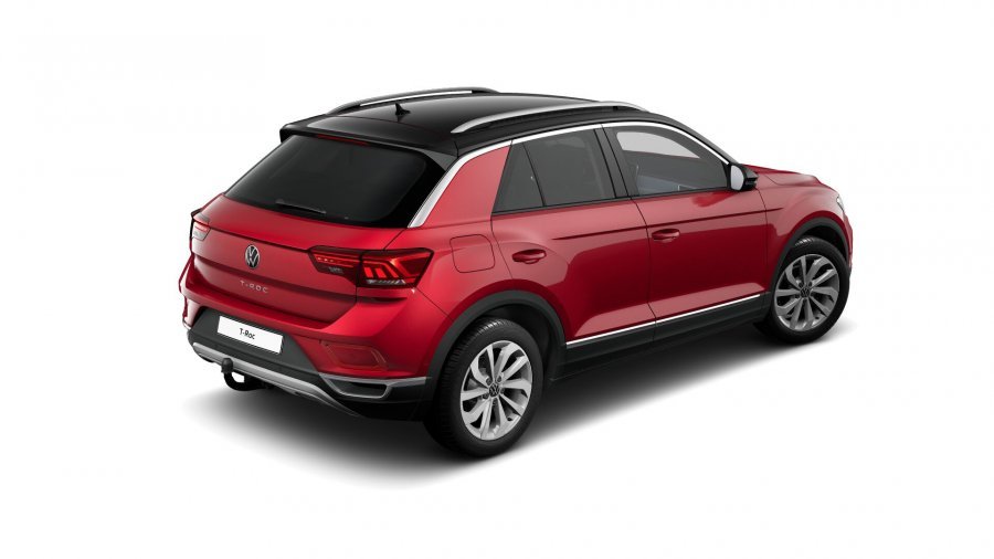 Volkswagen T-Roc, T-Roc Style 1,5 TSI 110 kW 7DSG, barva červená