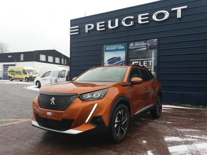 Peugeot 2008, ALLURE 1.2.PureTech 100k, barva oranžová