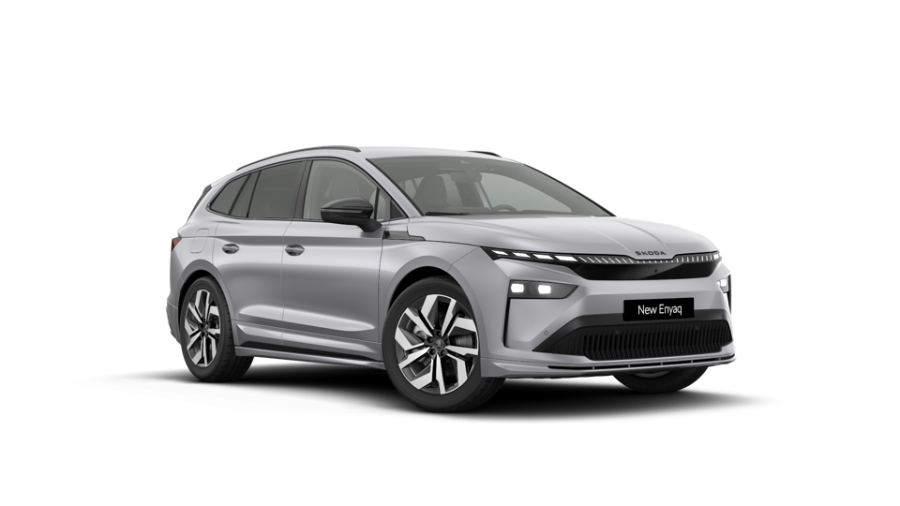 Škoda Enyaq iV, 82 kWh 210,00 kW 1° automatická, barva stříbrná