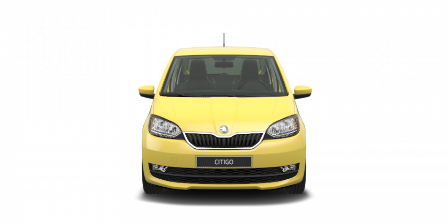 Škoda Citigo, 1,0 MPI 55 kW 5-stup. mech., barva žlutá