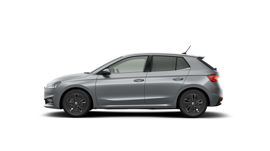Škoda Fabia, 1,0 TSI 85 kW 7° automatická DSG, barva stříbrná