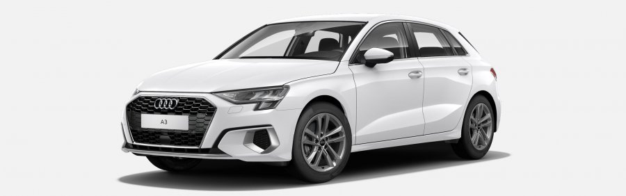 Audi A3, A3 Spb Advanced 30 TFSI 81kW, barva bílá