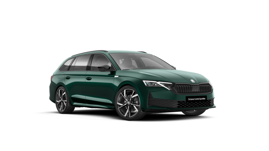 Škoda Octavia, 1,5 TSI m-HEV 110 kW 7° automatická DSG, barva zelená
