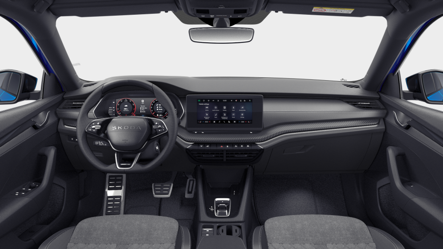 Škoda Octavia, 1,5 TSI m-HEV 110 kW 7° automatická DSG, barva modrá