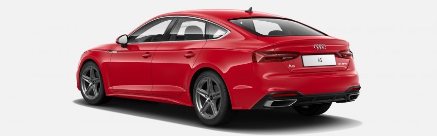Audi A5, Nové A5 Sportback 35 TFSI 110 kW, barva červená