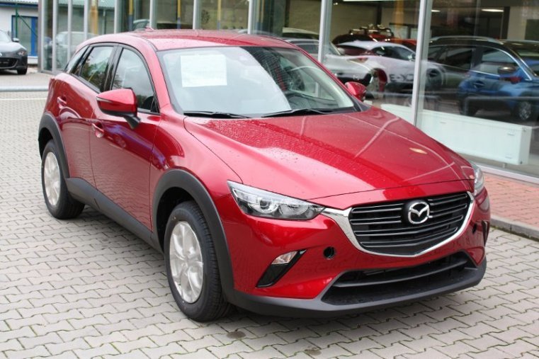 Mazda CX-3, SKYACTIV-G, barva červená