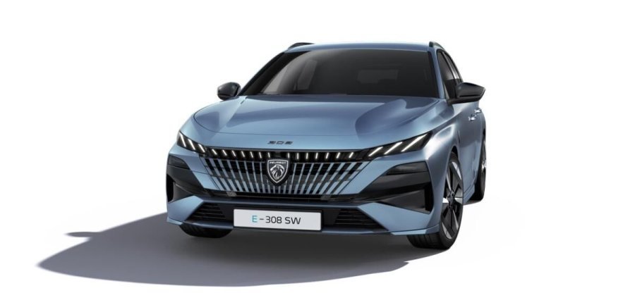 Peugeot 308, Peugeot 308 WS GT Elektromotor 115kW 58kWh, barva modrá