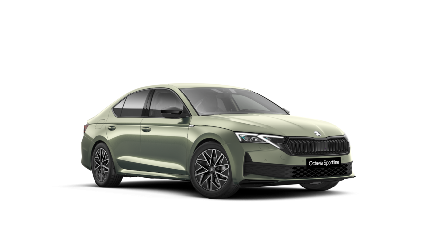 Škoda Octavia, 1,5 TSI m-HEV 110 kW 7-stup. automat., barva zelená