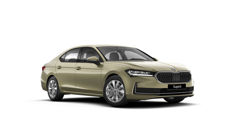 Škoda Superb, 1,5 TSI m-HEV 110 kW 7-stup. automat., barva žlutá
