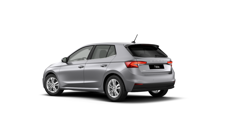 Škoda Fabia, 1,5 TSI 110 kW 7° automatická DSG, barva stříbrná