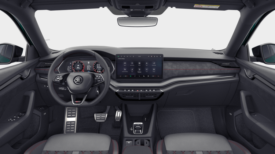 Škoda Octavia, 2,0 TSI 195 kW 7° automatická DSG, barva zelená