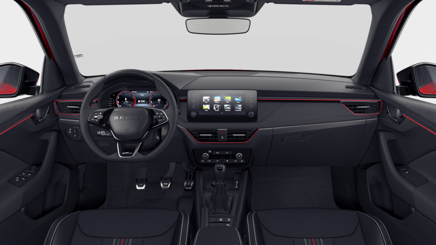 Škoda Kamiq, 1,0 TSI 85 kW 6° manuální, barva červená