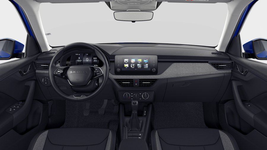 Škoda Kamiq, 1,0 TSI 70 kW 5-stup. mech., barva modrá