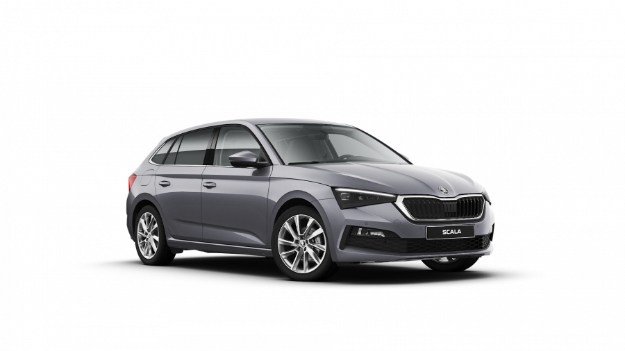 Škoda Scala, 1,0 TSI 81 KW 6-stup. mech., barva šedá