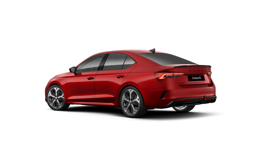 Škoda Octavia, 2,0 TSI 195 kW 7° automatická DSG, barva červená