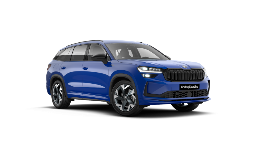 Škoda Kodiaq, 2,0 TDI 142 kW 7° automatická DSG 4x4, barva modrá
