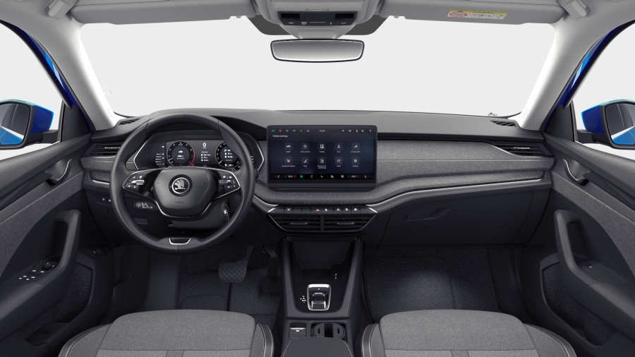 Škoda Octavia, 1,5 TSI m-HEV 110 kW 7° automatická DSG, barva modrá