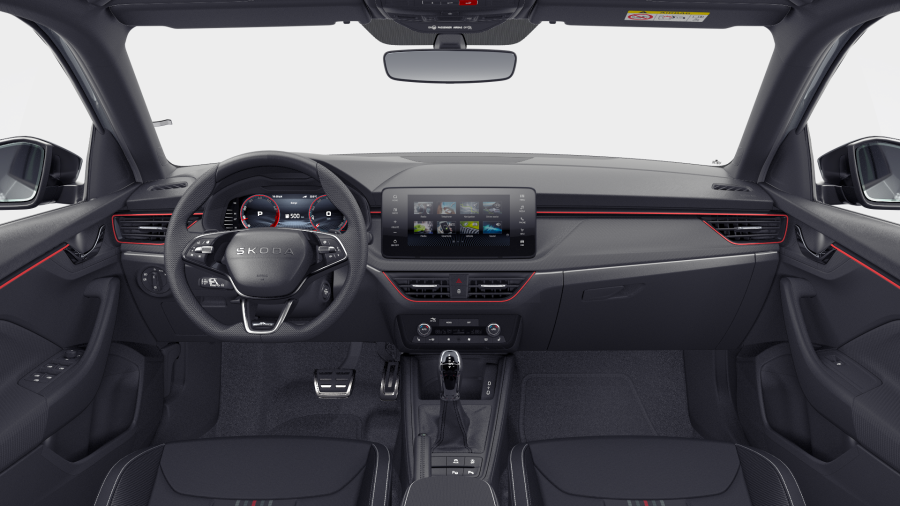 Škoda Scala, 1,5 TSI 110 kW 7° automatická DSG, barva stříbrná