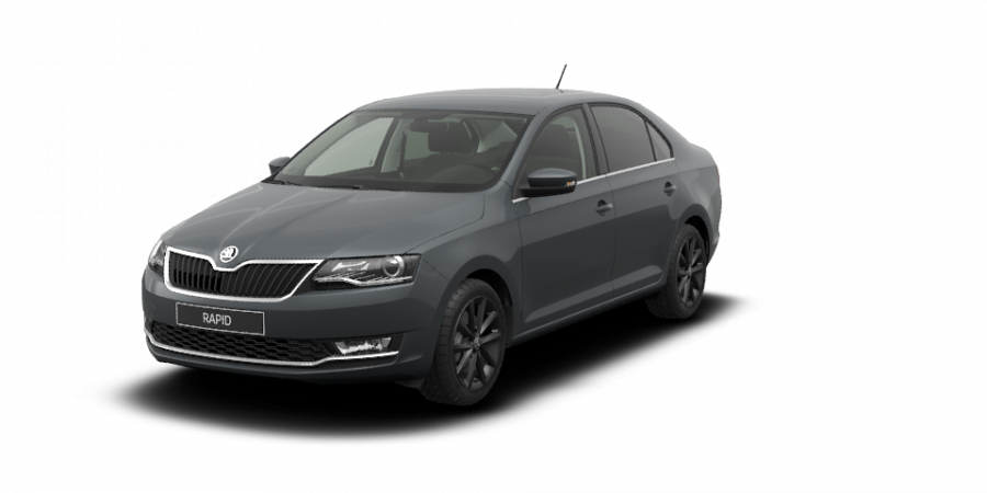 Škoda Rapid, 1,0 TSI 81 kW 6-stup. mech., barva šedá