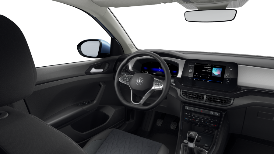Volkswagen T-Cross, T-Cross People 1.0 TSI 85 kW 6G, barva modrá