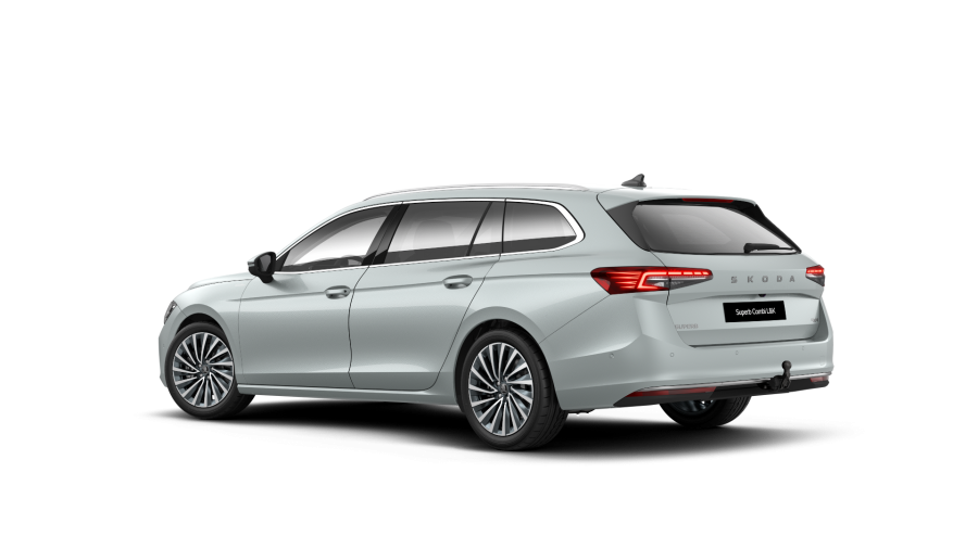 Škoda Superb, 2,0 TDI 142 kW 7° automatická DSG 4x4, barva stříbrná