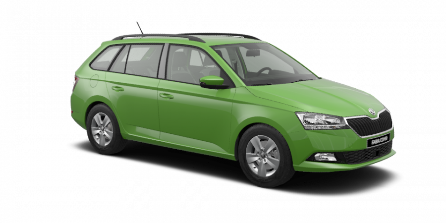 Škoda Fabia, 1,0 MPI 55 kW 5-stup. mech., barva zelená