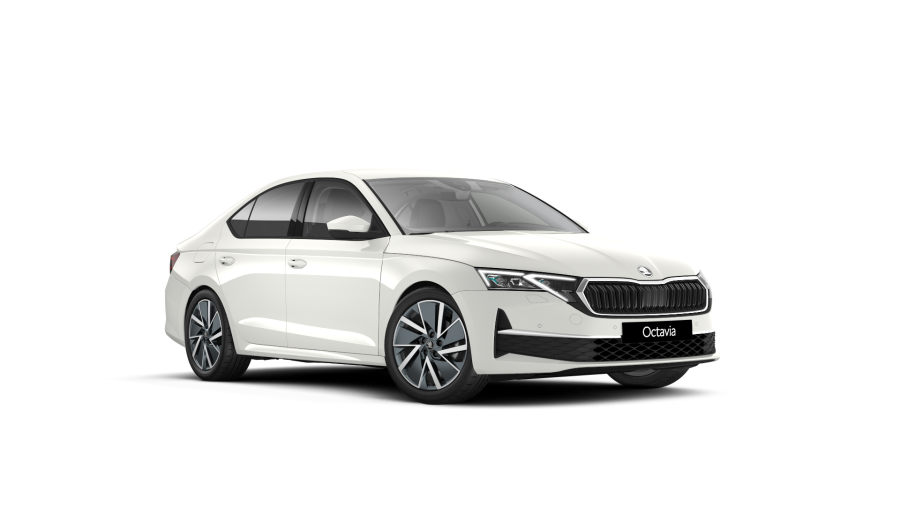Škoda Octavia, 1,5 TSI m-HEV 9 kW 7° automatická DSG, barva bílá