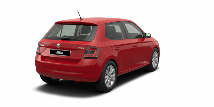 Škoda Fabia, 1,0 TSI 81 kW 6-stup. mech., barva červená