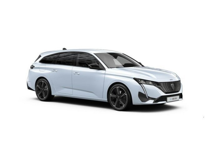 Peugeot 308, Peugeot 308 308 SW ALLURE Elektromotor 115 kW / 156 k (Baterie 54 kWh), barva bílá