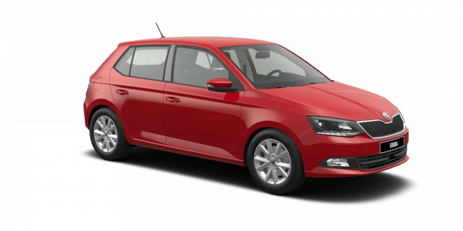 Škoda Fabia, 1,0 TSI 81 kW 6-stup. mech., barva červená