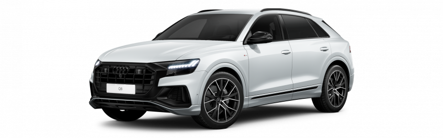 Audi Q8, Q8 55 TFSI quattro, barva bílá