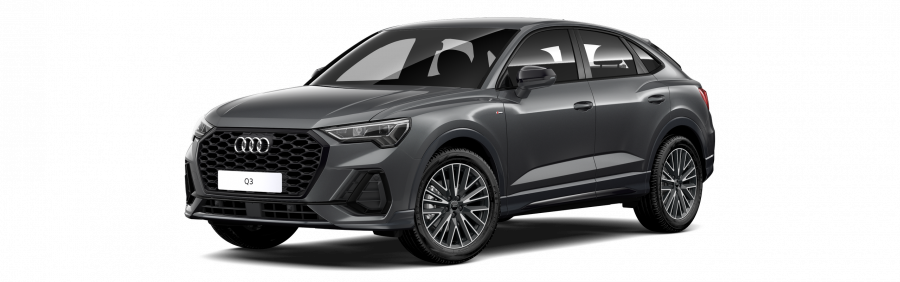 Audi Q3 Sportback, Q3 SB S line 35 TFSI 110 kW CoD, barva šedá