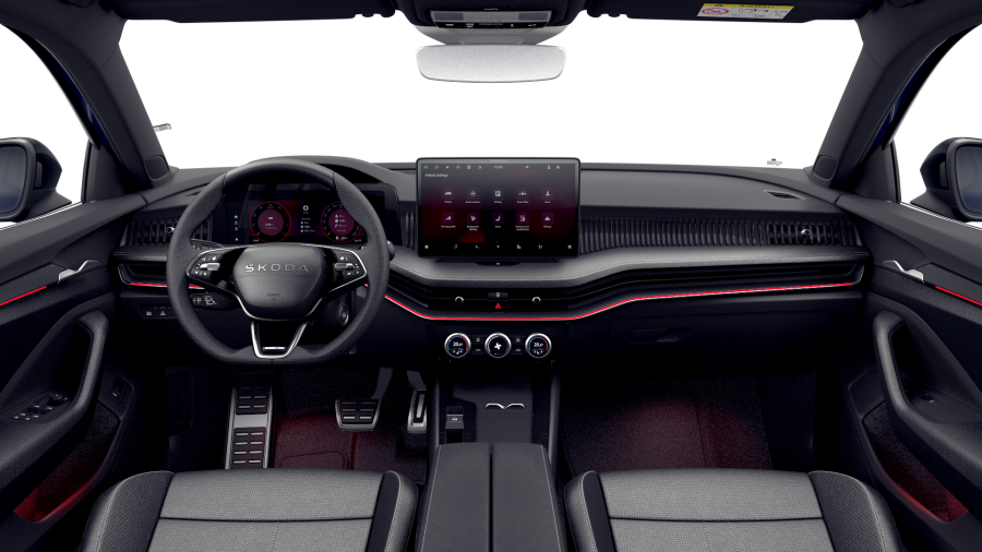 Škoda Superb, 2,0 TDI 142 kW 7° automatická DSG 4x4, barva modrá