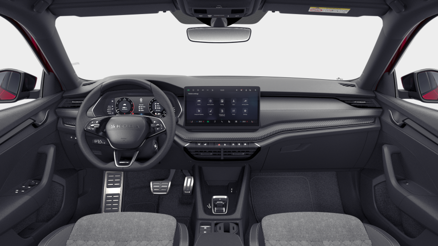 Škoda Octavia, 1,5 TSI m-HEV 110 kW 7-stup. automat., barva červená
