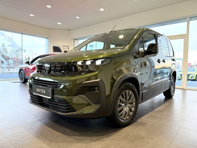 Peugeot Rifter, Peugeot Rifter ALLURE 110k, Benzin, 7 let záruka, barva zelená