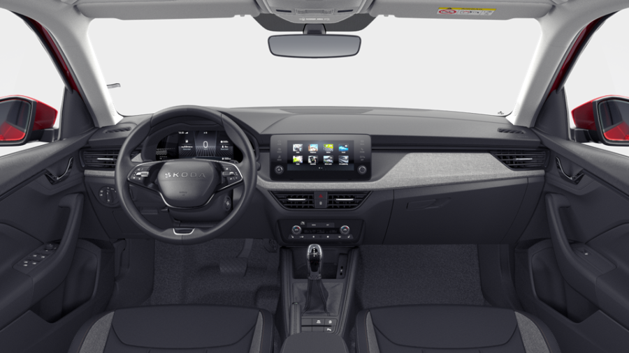 Škoda Scala, 1,0 TSI 85 kW 7° automatická DSG, barva červená