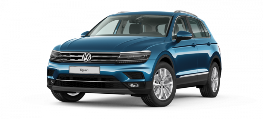 Volkswagen Tiguan, Highline 1,5 TSI OPF ACT 7DSG, barva modrá