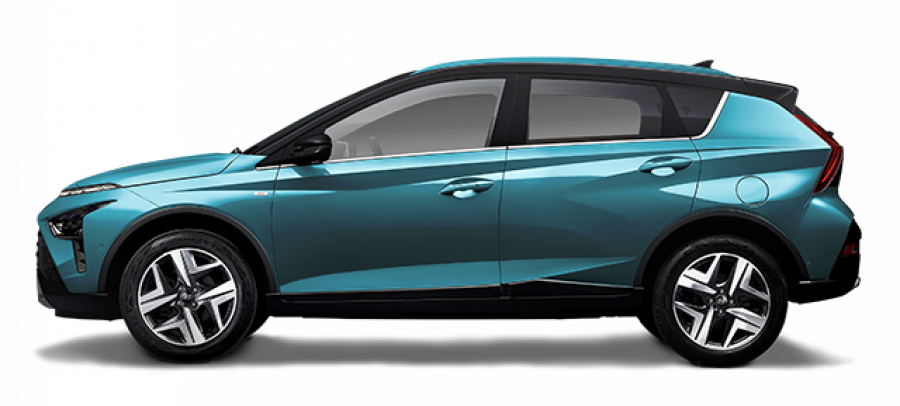 Hyundai Bayon, 1,0 T-GDI 73.6 kW (95 NAT) 7 st. DCT, barva modrá