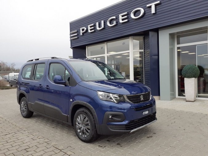 Peugeot Rifter, Long Allure 1,5 HDI 130k EAT8, barva modrá