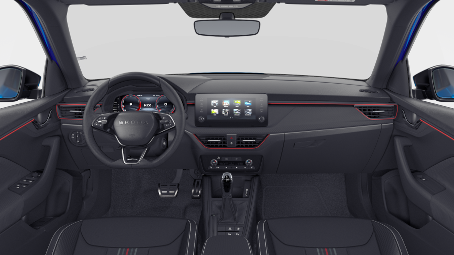 Škoda Kamiq, 1,5 TSI 110 kW 7° automatická DSG, barva modrá