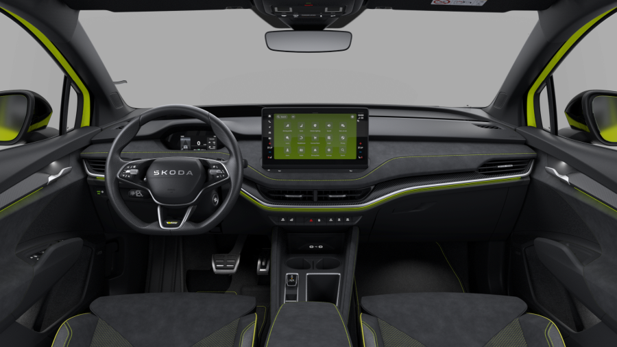Škoda Elroq, 82 kWh 250 kW 1° převodovka 4x4, barva zelená