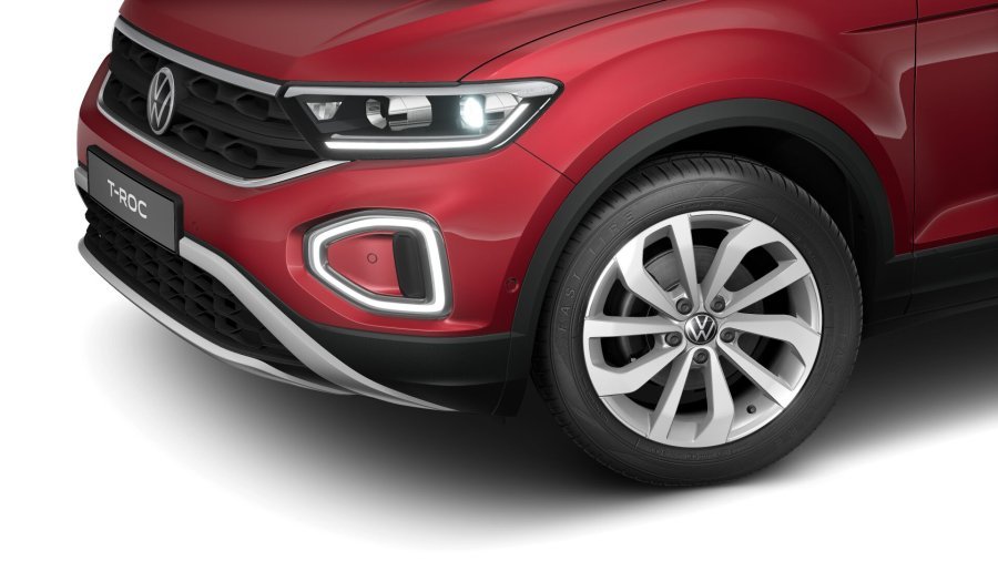 Volkswagen T-Roc, T-Roc People 1,5 TSI 110 kW 7DSG, barva červená