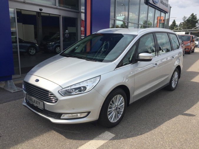 Ford Galaxy, Titanium, 5dveřová, 2.0 EcoBlue 140 kW/190 k, 8st. automatická, barva stříbrná