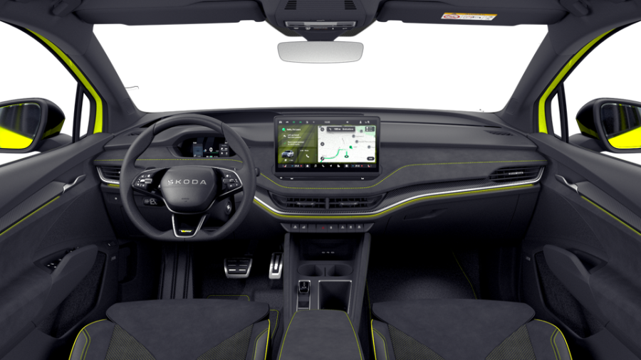 Škoda Elroq, 84 kWh 1° převodovka 4x4, barva zelená
